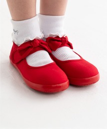 POMPKINS（ポプキンズ）の「【POMPKINS/ポプキンズ】リボンベルトコットンシューズ（スニーカー）」