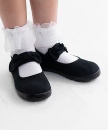 POMPKINS（ポプキンズ）の「【POMPKINS/ポプキンズ】リボンベルトコットンシューズ（スニーカー）」