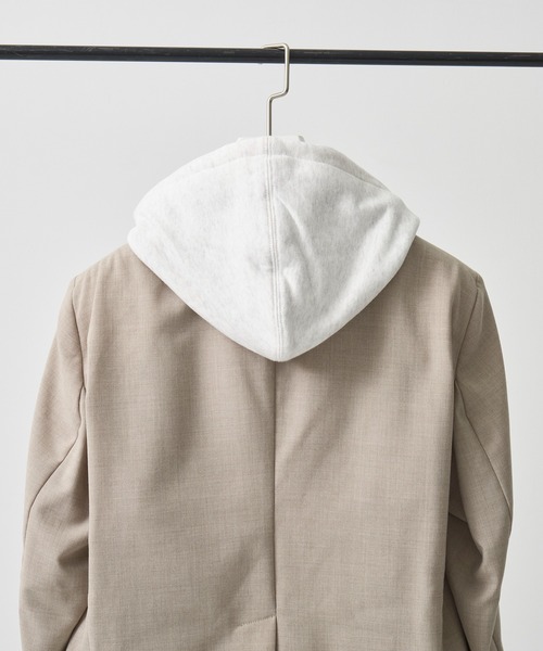 Maison MIHARA YASUHIRO(メゾンミハラヤスヒロ)の「【MIHARA YASUHIRO/ミハラヤスヒロ】THREE LAYERED JACKET/スリーレイヤードジャケット(その他アウター・レディース・ベージュ/ブラック・38/36)」の15枚目の写真