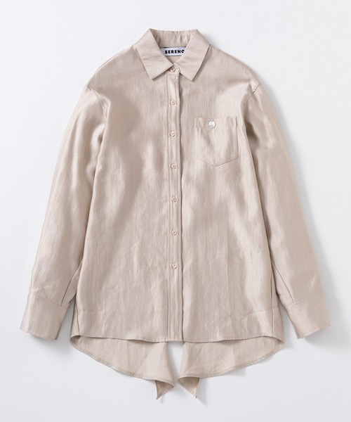 SERENO(セレーノ)の「カットワークサテンブラウス(シャツ/ブラウス・レディース・レッド・ONESIZE)」の20枚目の写真