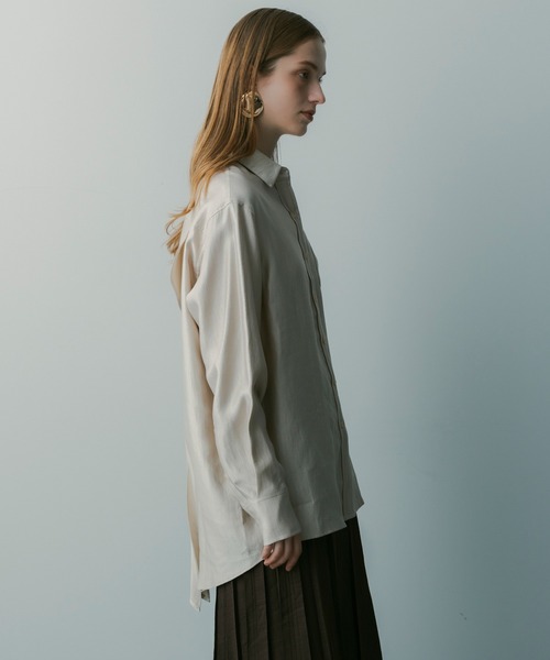 SERENO(セレーノ)の「カットワークサテンブラウス(シャツ/ブラウス・レディース・レッド・ONESIZE)」の8枚目の写真
