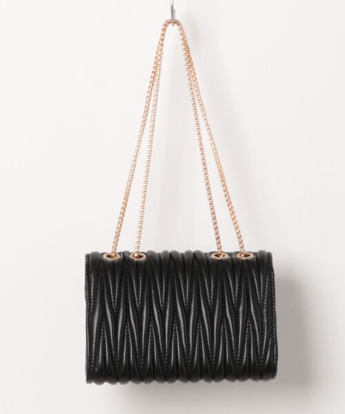 florist（フローリスト）の「2WAY レザータッチキルティングクラッチバッグ/ショルダーバッグ（クラッチバッグ・レディース・オフホワイト/ブラック・FREE）」の10枚目の写真