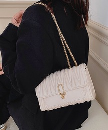 florist | 2WAY レザータッチキルティングクラッチバッグ/ショルダーバッグ(クラッチバッグ)