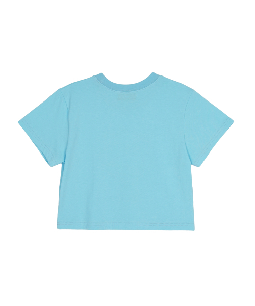 HIGH SCHOOL DISCO（ハイスクールディスコ）の「ドルフィングラフィッククロップTスカイブルー（Tシャツ/カットソー・レディース・その他・FREE）」の2枚目の写真