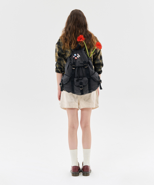 AECA(エイカ)の「AECA 90s 3POCKET WASHED BACKPACK-BLACK(バックパック/リュック・レディース・その他・FREE)」の19枚目の写真