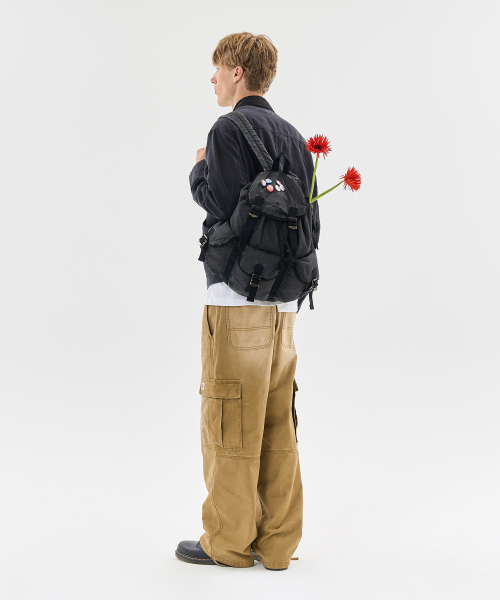 AECA(エイカ)の「AECA 90s 3POCKET WASHED BACKPACK-BLACK(バックパック/リュック・レディース・その他・FREE)」の20枚目の写真