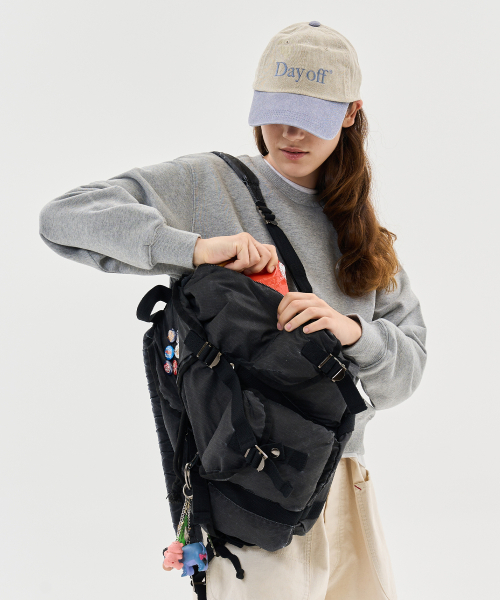 AECA(エイカ)の「AECA 90s 3POCKET WASHED BACKPACK-BLACK(バックパック/リュック・レディース・その他・FREE)」の21枚目の写真