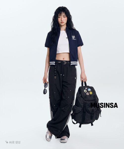AECA(エイカ)の「AECA 90s 3POCKET WASHED BACKPACK-BLACK(バックパック/リュック・レディース・その他・FREE)」の17枚目の写真
