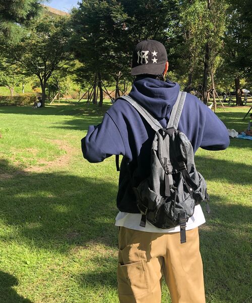AECA(エイカ)の「AECA 90s 3POCKET WASHED BACKPACK-BLACK(バックパック/リュック・レディース・その他・FREE)」の9枚目の写真