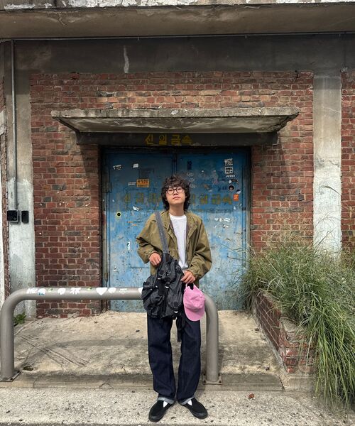 AECA(エイカ)の「AECA 90s 3POCKET WASHED BACKPACK-BLACK(バックパック/リュック・レディース・その他・FREE)」の3枚目の写真