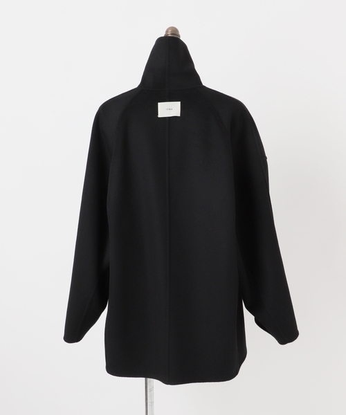 IENA（イエナ）の「《追加3》Super160 ショールカラーハーフコート（その他アウター・レディース・ブラック/ブラウン/ネイビー・36/38）」の11枚目の写真