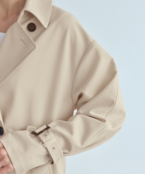 ROPE' PICNIC（ロペピクニック）の「ミドル丈トレンチコート/撥水・花粉ガード（トレンチコート・レディース・ベージュ/ネイビー/カーキ・FREE）」の20枚目の写真