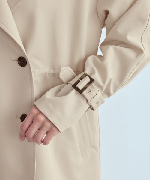 ROPE' PICNIC（ロペピクニック）の「ミドル丈トレンチコート/撥水・花粉ガード（トレンチコート・レディース・ベージュ/ネイビー/カーキ・FREE）」の19枚目の写真