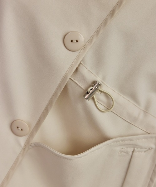 ROPE' PICNIC（ロペピクニック）の「ミドル丈トレンチコート/撥水・花粉ガード（トレンチコート・レディース・ベージュ/ネイビー/カーキ・FREE）」の15枚目の写真