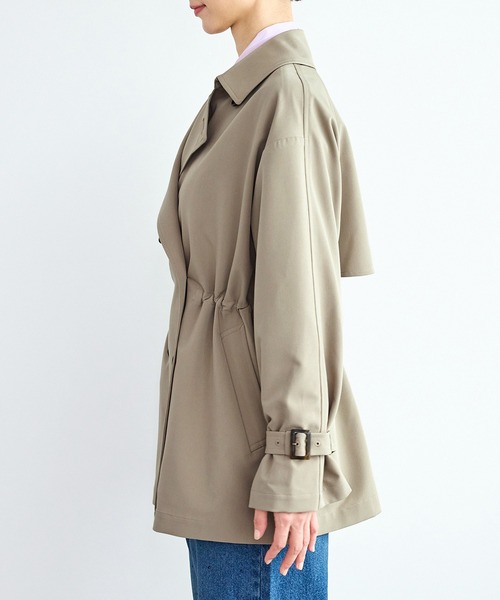 ROPE' PICNIC（ロペピクニック）の「ミドル丈トレンチコート/撥水・花粉ガード（トレンチコート・レディース・ベージュ/ネイビー/カーキ・FREE）」の13枚目の写真