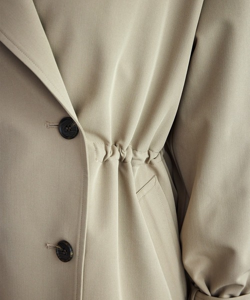 ROPE' PICNIC（ロペピクニック）の「ミドル丈トレンチコート/撥水・花粉ガード（トレンチコート・レディース・ベージュ/ネイビー/カーキ・FREE）」の11枚目の写真