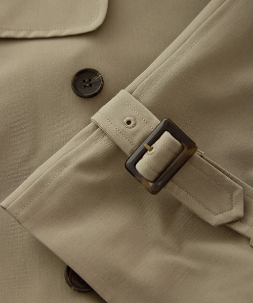 ROPE' PICNIC（ロペピクニック）の「ミドル丈トレンチコート/撥水・花粉ガード（トレンチコート・レディース・ベージュ/ネイビー/カーキ・FREE）」の7枚目の写真