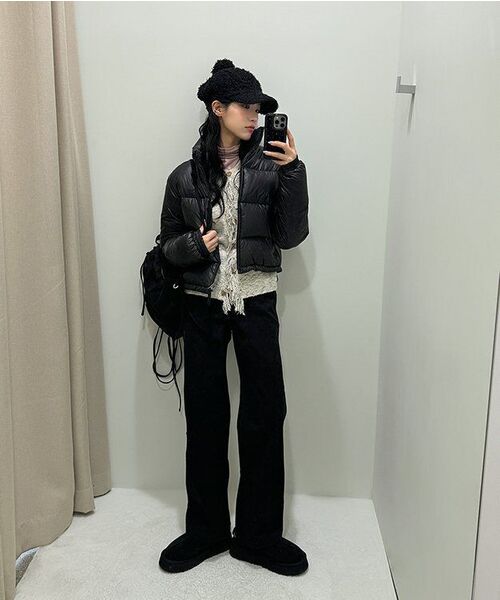 MUSINSA STANDARD WOMAN（ムシンサスタンダードウーマン）の「ウィメンズウールテンセルスリムタートルネック長袖Tシャツ[デザートピンク]（Tシャツ/カットソー・レディース・その他・X-SMALL/SMALL/MEDIUM/LARGE）」の7枚目の写真