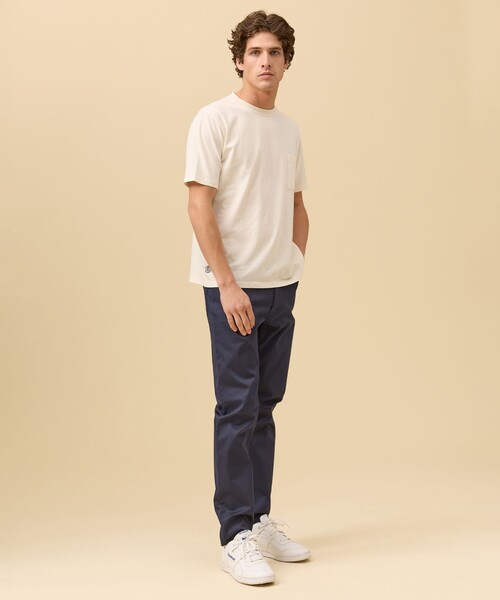 J.PRESS(ジェイプレス)の「【インナー推奨】オーバーダイ クルーネック Tシャツ(Tシャツ/カットソー・メンズ・ネイビー系/ホワイト系/グリーン系・X-LARGE/LARGE/MEDIUM)」の4枚目の写真
