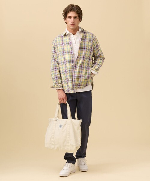 J.PRESS(ジェイプレス)の「【インナー推奨】オーバーダイ クルーネック Tシャツ(Tシャツ/カットソー・メンズ・ネイビー系/ホワイト系/グリーン系・X-LARGE/LARGE/MEDIUM)」の8枚目の写真