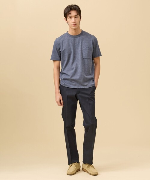 J.PRESS(ジェイプレス)の「【インナー推奨】オーバーダイ クルーネック Tシャツ(Tシャツ/カットソー・メンズ・ネイビー系/ホワイト系/グリーン系・X-LARGE/LARGE/MEDIUM)」の10枚目の写真