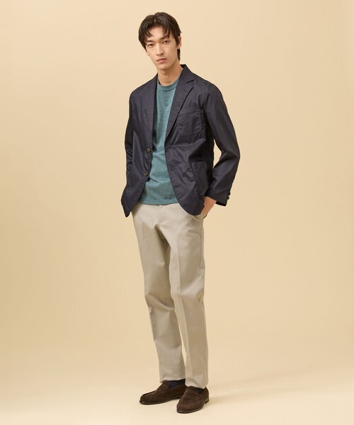 J.PRESS(ジェイプレス)の「【インナー推奨】オーバーダイ クルーネック Tシャツ(Tシャツ/カットソー・メンズ・ネイビー系/ホワイト系/グリーン系・X-LARGE/LARGE/MEDIUM)」の20枚目の写真