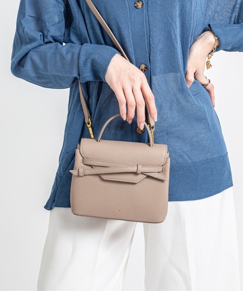 tov（トーヴ）の「【TOV】ハンドバッグ ショルダーバッグ　MIMI MINI　2WAY（ショルダーバッグ・レディース・ブラック/ベージュ/ピンク/ミント/ホワイト/ブラウン・FREE）」の4枚目の写真