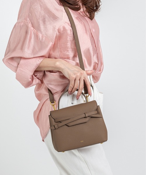 tov（トーヴ）の「【TOV】ハンドバッグ ショルダーバッグ　MIMI MINI　2WAY（ショルダーバッグ・レディース・ブラック/ベージュ/ピンク/ミント/ホワイト/ブラウン・FREE）」の3枚目の写真