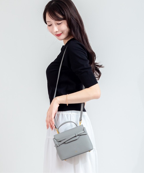 tov(トーヴ)の「【TOV】ハンドバッグ ショルダーバッグ MIMI MINI 2WAY(ショルダーバッグ・レディース・ブラック/モカ/ピンク/ミント/ホワイト/ブラウン/ライトイエロー/グレー/ダークブラウン・FREE)」の14枚目の写真