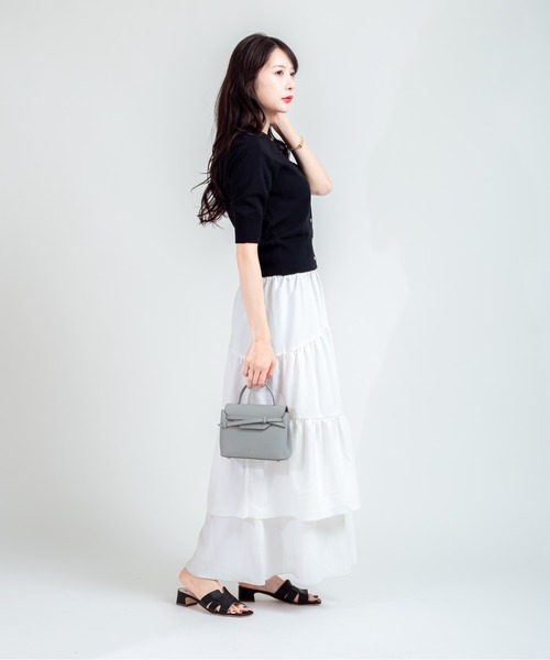 tov(トーヴ)の「【TOV】ハンドバッグ ショルダーバッグ MIMI MINI 2WAY(ショルダーバッグ・レディース・ブラック/モカ/ピンク/ミント/ホワイト/ブラウン/ライトイエロー/グレー/ダークブラウン・FREE)」の19枚目の写真