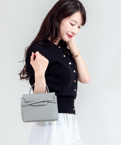 tov(トーヴ)の「【TOV】ハンドバッグ ショルダーバッグ MIMI MINI 2WAY(ショルダーバッグ・レディース・ブラック/モカ/ピンク/ミント/ホワイト/ブラウン/ライトイエロー/グレー/ダークブラウン・FREE)」の15枚目の写真