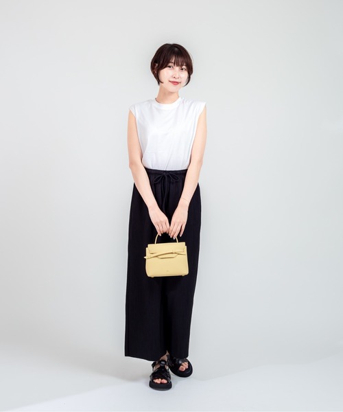 tov(トーヴ)の「【TOV】ハンドバッグ ショルダーバッグ MIMI MINI 2WAY(ショルダーバッグ・レディース・ブラック/モカ/ピンク/ミント/ホワイト/ブラウン/ライトイエロー/グレー/ダークブラウン・FREE)」の12枚目の写真