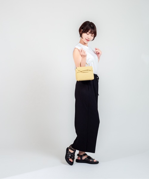 tov(トーヴ)の「【TOV】ハンドバッグ ショルダーバッグ MIMI MINI 2WAY(ショルダーバッグ・レディース・ブラック/モカ/ピンク/ミント/ホワイト/ブラウン/ライトイエロー/グレー/ダークブラウン・FREE)」の11枚目の写真