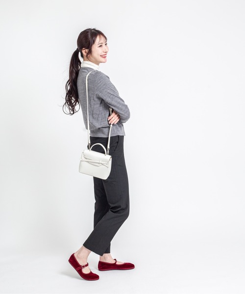 tov（トーヴ）の「【TOV】ハンドバッグ ショルダーバッグ　MIMI MINI　2WAY（ショルダーバッグ・レディース・ブラック/ベージュ/ピンク/ミント/ホワイト/ブラウン・FREE）」の15枚目の写真