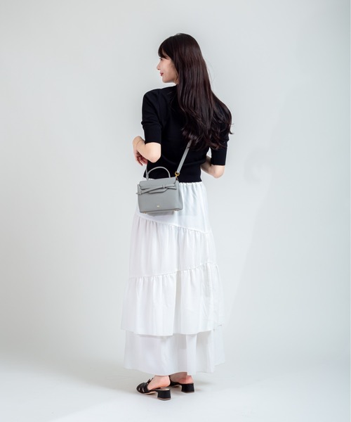 tov(トーヴ)の「【TOV】ハンドバッグ ショルダーバッグ MIMI MINI 2WAY(ショルダーバッグ・レディース・ブラック/モカ/ピンク/ミント/ホワイト/ブラウン/ライトイエロー/グレー/ダークブラウン・FREE)」の18枚目の写真