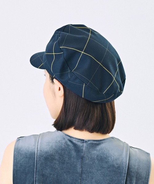 CA4LA（カシラ）の「ANNE ETE 6（キャスケット・レディース・ブラック/ベージュ/ネイビー・ONESIZE）」の5枚目の写真