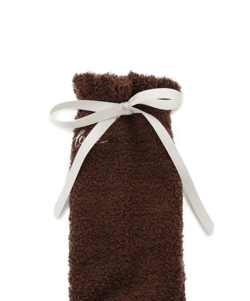 SNIDEL HOME（スナイデルホーム）の「【Milcrea】リボンニットソックス（ソックス/靴下・レディース・ブラウン/アイボリー/ライトブルー・F）」の12枚目の写真