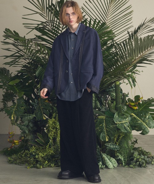MAISON SPECIAL(メゾンスペシャル)の「《UNISEX》Chenille Yarn Corduroy Prime-Wide Easy Pants/モールコーデュロイプライムワイドイージーパンツ【MAISON SPECIAL/メゾンスペシャル】(その他パンツ・メンズ・アイボリー/ブラック/ライトブルー/チャコールグレー・0/1/2)」の10枚目の写真