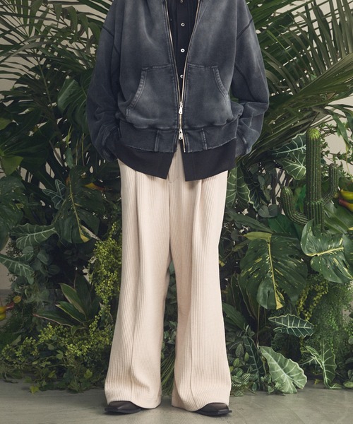MAISON SPECIAL(メゾンスペシャル)の「《UNISEX》Chenille Yarn Corduroy Prime-Wide Easy Pants/モールコーデュロイプライムワイドイージーパンツ【MAISON SPECIAL/メゾンスペシャル】(その他パンツ・メンズ・アイボリー/ブラック/ライトブルー/チャコールグレー・0/1/2)」の15枚目の写真