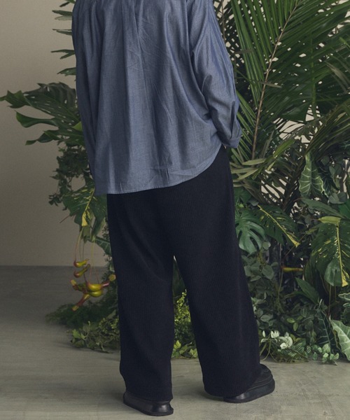 MAISON SPECIAL(メゾンスペシャル)の「《UNISEX》Chenille Yarn Corduroy Prime-Wide Easy Pants/モールコーデュロイプライムワイドイージーパンツ【MAISON SPECIAL/メゾンスペシャル】(その他パンツ・メンズ・アイボリー/ブラック/ライトブルー/チャコールグレー・0/1/2)」の20枚目の写真