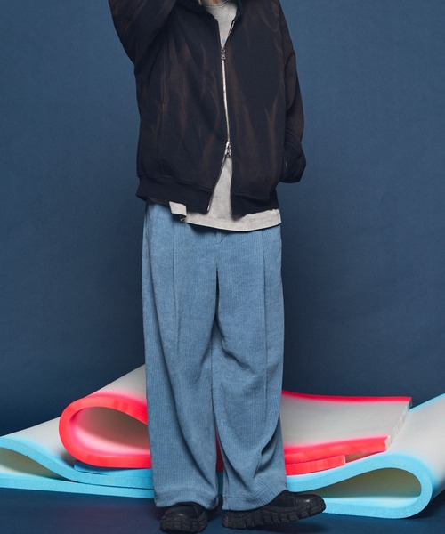 MAISON SPECIAL(メゾンスペシャル)の「《UNISEX》Chenille Yarn Corduroy Prime-Wide Easy Pants/モールコーデュロイプライムワイドイージーパンツ【MAISON SPECIAL/メゾンスペシャル】(その他パンツ・メンズ・アイボリー/ブラック/ライトブルー/チャコールグレー・0/1/2)」の21枚目の写真
