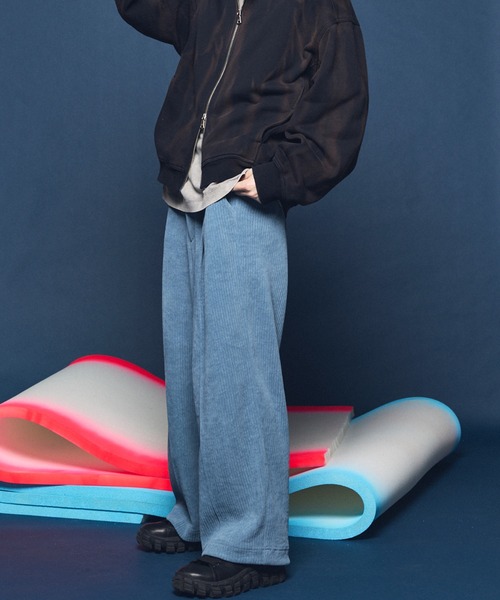 MAISON SPECIAL(メゾンスペシャル)の「《UNISEX》Chenille Yarn Corduroy Prime-Wide Easy Pants/モールコーデュロイプライムワイドイージーパンツ【MAISON SPECIAL/メゾンスペシャル】(その他パンツ・メンズ・アイボリー/ブラック/ライトブルー/チャコールグレー・0/1/2)」の22枚目の写真