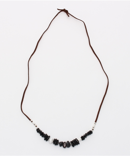 チャイハネ(チャイハネ)の「【チャイハネ】ニュートリアMEN'Sネックレス(ネックレス・メンズ・ターコイズブルー/ブラック・FREE)」の4枚目の写真