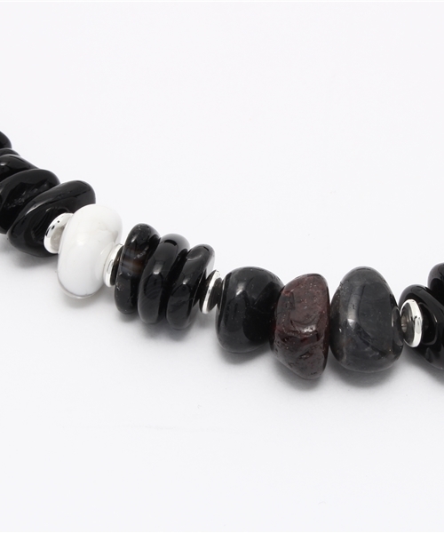 チャイハネ(チャイハネ)の「【チャイハネ】ニュートリアMEN'Sネックレス(ネックレス・メンズ・ターコイズブルー/ブラック・FREE)」の5枚目の写真