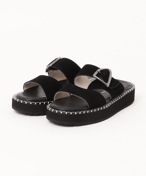 EMU Australia（エミューオーストラリア）の「Scarlet（サンダル・レディース・ベージュ/ブラック・6/7/8）」の4枚目の写真