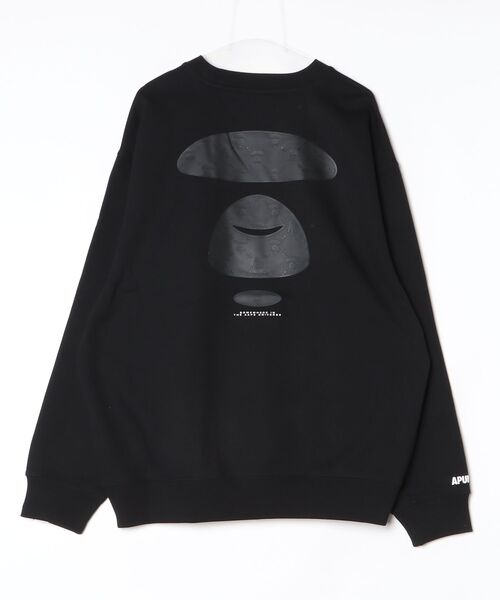 AAPE BY A BATHING APE（エーエイプバイアベイシングエイプ）の「AAPE MAIN CREW NECK SWEAT（スウェット・メンズ・アイボリー/ブラック・MEDIUM/X-LARGE/LARGE/SMALL/XX-LARGE）」の9枚目の写真