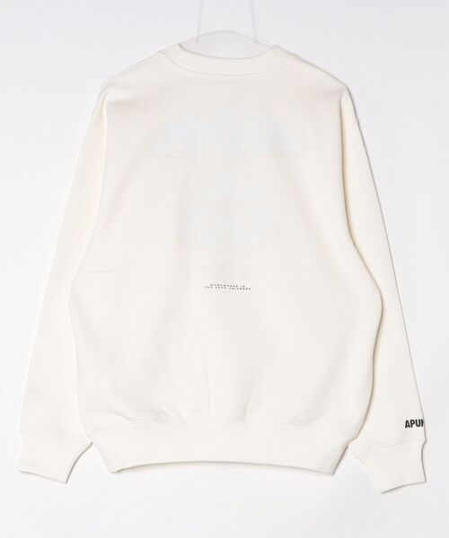 AAPE BY A BATHING APE（エーエイプバイアベイシングエイプ）の「AAPE MAIN CREW NECK SWEAT（スウェット・メンズ・アイボリー/ブラック・MEDIUM/X-LARGE/LARGE/SMALL/XX-LARGE）」の11枚目の写真