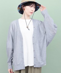 UVカット梨地ドルマンカーディガン