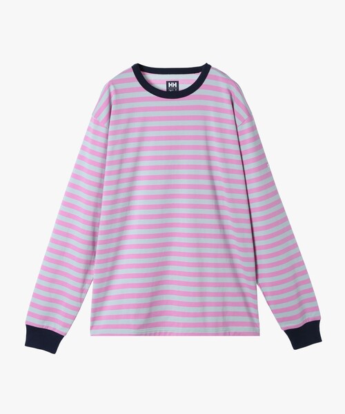 agnes b.(アニエスベー)の「agnes b. × HH L/S Marine Border Tee(Tシャツ/カットソー・レディース・ブルー系その他・LARGE/MEDIUM/X-LARGE/SMALL)」の1枚目の写真