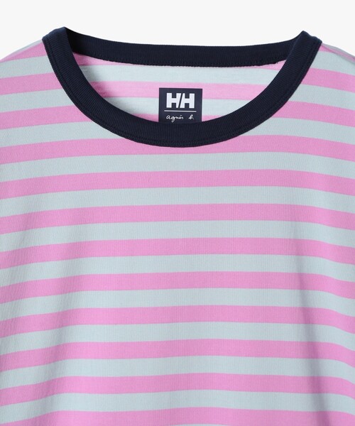 agnes b.(アニエスベー)の「agnes b. × HH L/S Marine Border Tee(Tシャツ/カットソー・レディース・ブルー系その他・LARGE/MEDIUM/X-LARGE/SMALL)」の3枚目の写真